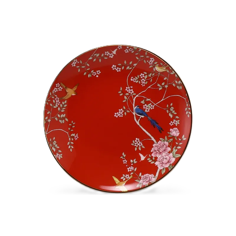 Narumi Cool Coupe Collection Queen's Garden Red 16cm Plate - Set of 24 Narumi Cool Coupe Collection Queen's Garden Red 16cm Plate - Set of 24