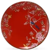 Narumi Cool Coupe Collection Queen's Garden Red 16cm Plate - Set of 24
