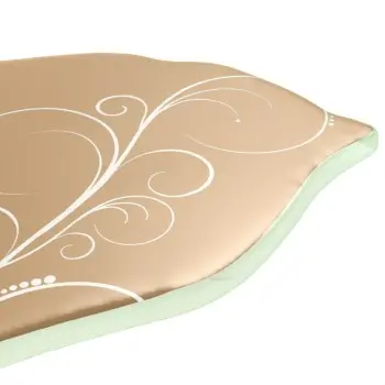 My Glass Studio Tasting Plate, Gold - Set of 12 - 15.5 x 9.0 x 3 cm