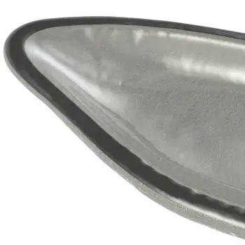 My Glass Studio Tasting Plate / Bowl, Grey - Set of 6 - 11.5 x 5.5 x 2 cm