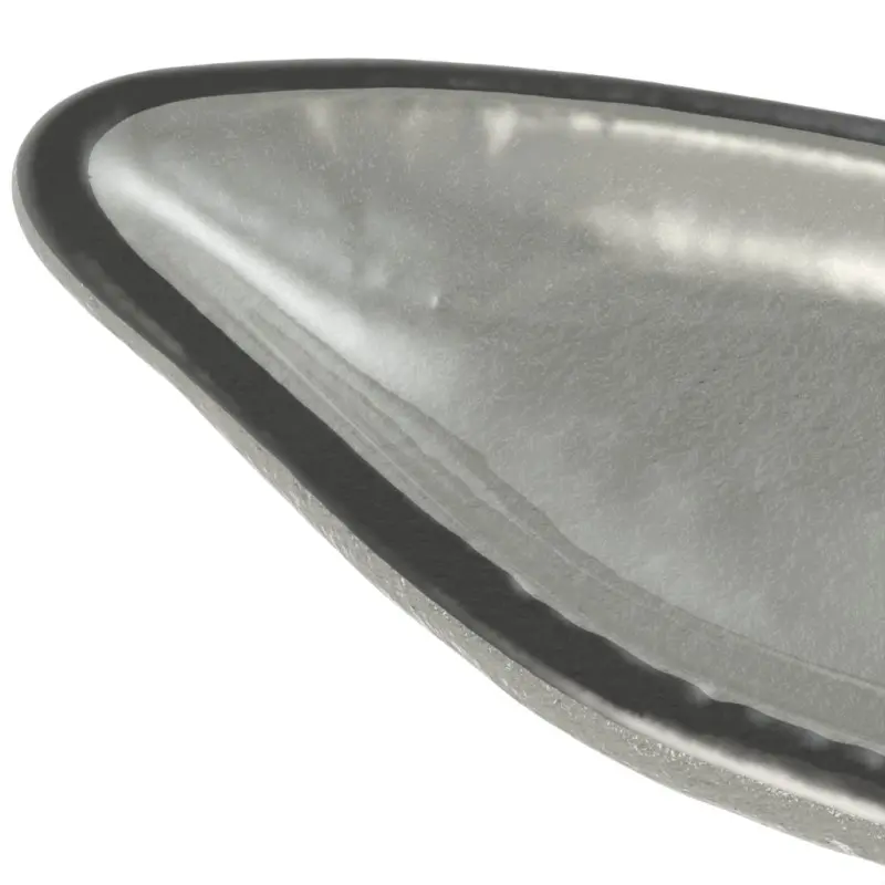My Glass Studio Tasting Plate / Bowl, Grey - Set of 6 - 11.5 x 5.5 x 2 cm