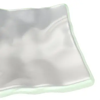 My Glass Studio Tasting Plate, Grey - Set of 6 - 8.5 x 8.5 x 2 cm