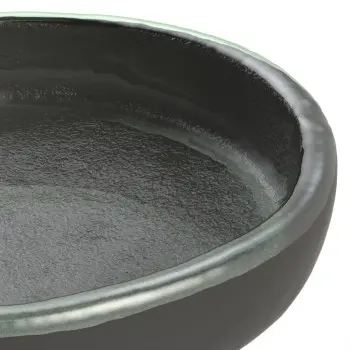My Glass Studio Olive Bowl, Grey - Set of 10 - 11.7 x 2.5 x 0cm