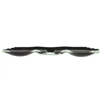 My Glass Studio Wine Holder Plate, Black - Set of 10 - 22.5 x 22.5 x 1.8 cm