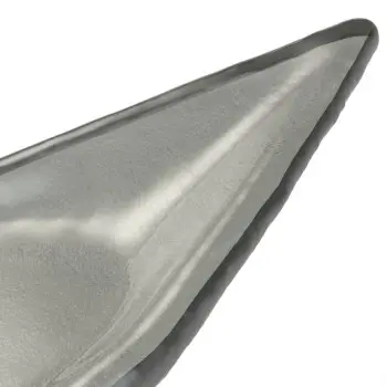 My Glass Studio Appetizer Spoon, Grey - Set of 16 - 9.7 x 4.4 x 2 cm