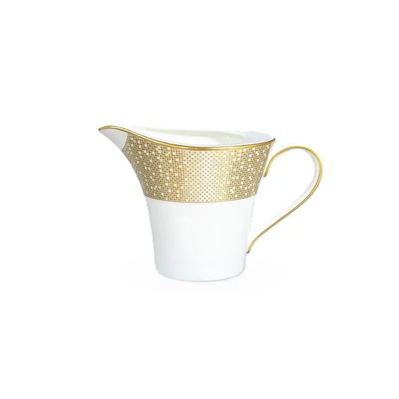 Narumi Flat Rim Collection Gold Dust Creamer Jug 170cc - Set of 12 Narumi Flat Rim Collection Gold Dust Creamer Jug 170cc - Set of 12