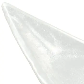 My Glass Studio Appetizer Spoon, Clear - Set of 16 - 9.7 x 4.4 x 2 cm