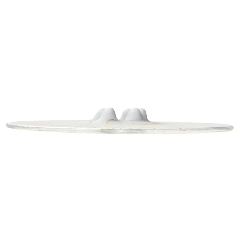 My Glass Studio Canape Tray, White - Set of 6 - Dia: 42 cm, H: 4 cm My Glass Studio Canape Tray, White - Set of 6 - Dia: 42 cm, H: 4 cm