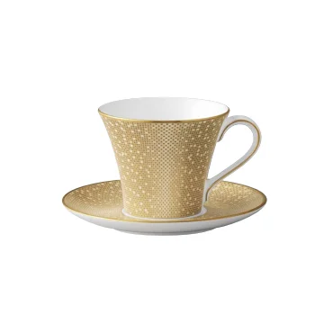 Narumi Flat Rim Collection Gold Dust Espresso Saucer - Set of 96