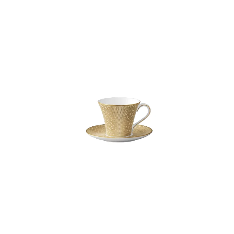 Narumi Flat Rim Collection Gold Dust Espresso Saucer - Set of 96