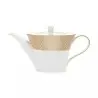 Narumi Flat Rim Collection Gold Dust Tea Pot With Cover 950cc - Set of 6