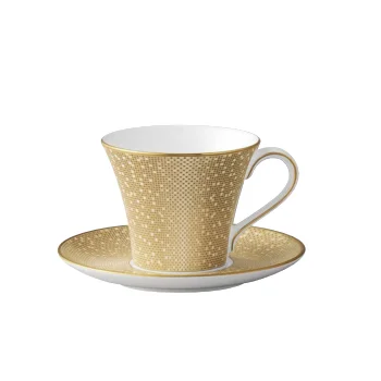 Narumi Flat Rim Collection Gold Dust Espresso Cup - Set of 24