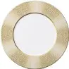 Narumi Flat Rim Collection Gold Dust 27cm Flat Rim Plate - Set of 24
