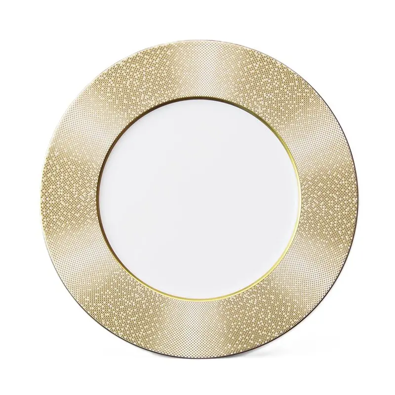 Narumi Flat Rim Collection Gold Dust 21cm Flat Rim Plate - Set of 24 Narumi Flat Rim Collection Gold Dust 21cm Flat Rim Plate - Set of 24