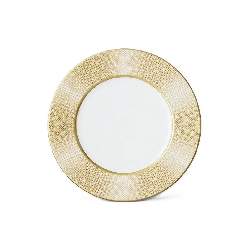 Narumi Flat Rim Collection Gold Dust 16cm Flat Rim Plate - Set of 24 Narumi Flat Rim Collection Gold Dust 16cm Flat Rim Plate - Set of 24