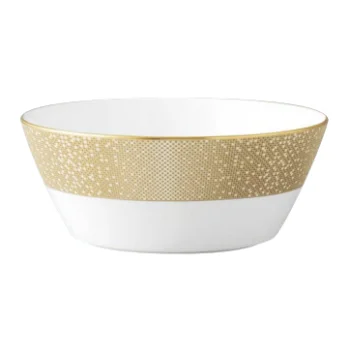 Narumi Flat Rim Collection Gold Dust 16cm Bowl - Set of 24