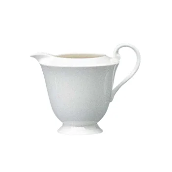 Narumi New Rim Collection White Creamer Jug 220cc - Set of 12