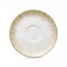 Narumi Cool Coupe Collection Glowing Gold 16cm Saucer - Set of 36