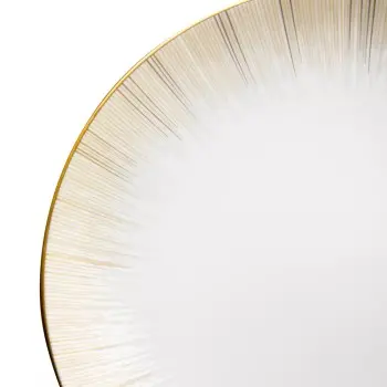 Narumi Cool Coupe Collection Glowing Gold 16cm Plate - Set of 24