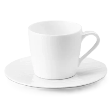 Narumi New Rim Collection White Espresso Saucer - Set of 36