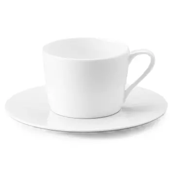 Narumi New Rim Collection White Tea/Coffee Saucer - Set of 24