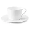 Narumi New Rim Collection White Tea/Coffee Saucer - Set of 24
