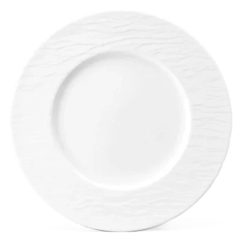 Narumi New Rim Collection White 30cm Plate - Set of 6