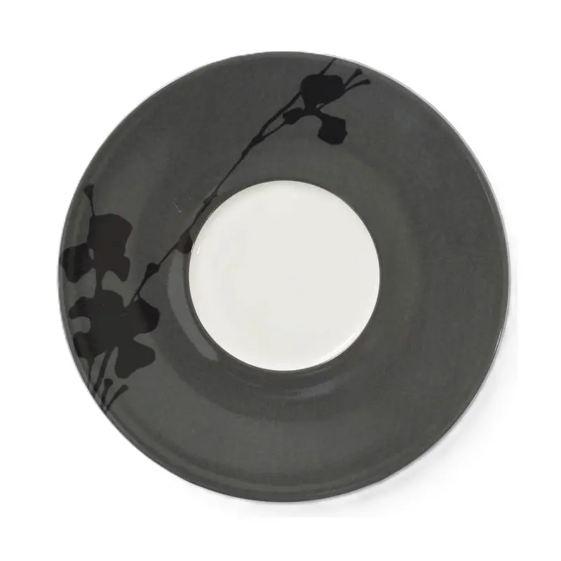 Narumi Flat Rim Collection Montmartre Noir Common Saucer - Set of 24 Narumi Flat Rim Collection Montmartre Noir Common Saucer - Set of 24