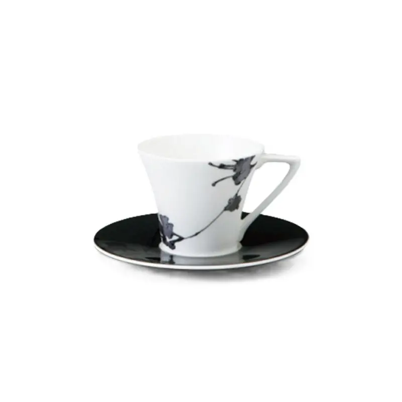 Narumi Flat Rim Collection Montmartre Noir Espresso Saucer - Set of 24 Narumi Flat Rim Collection Montmartre Noir Espresso Saucer - Set of 24