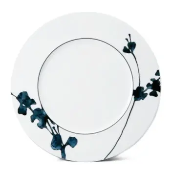 Narumi Flat Rim Collection Montmartre Noir 23cm Flat Rim Plate - Set of 24
