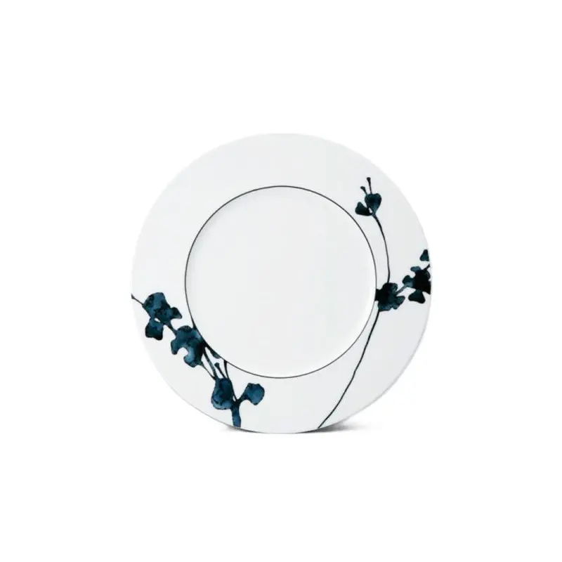 Narumi Flat Rim Collection Montmartre Noir 23cm Flat Rim Plate - Set of 24 Narumi Flat Rim Collection Montmartre Noir 23cm Flat Rim Plate - Set of 24