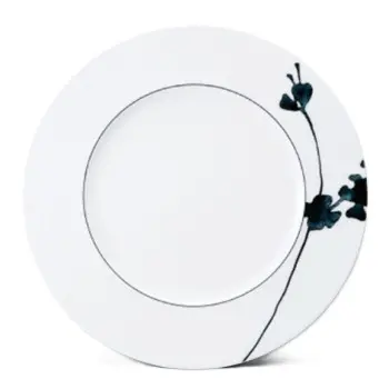 Narumi Flat Rim Collection Montmartre Noir 16cm Flat Rim Plate - Set of 24