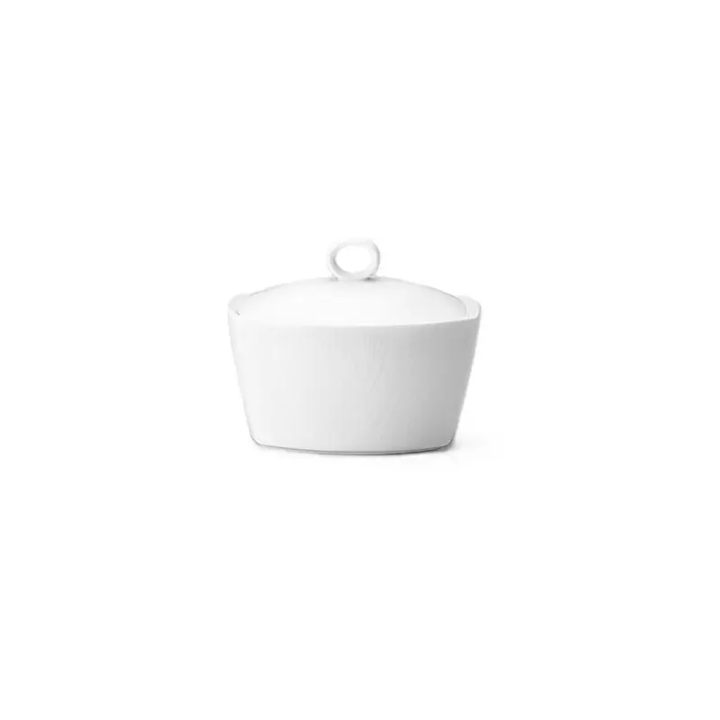 Narumi Aria Collection White Sugar Bowl With Cover 400cc - Set of 12 Narumi Aria Collection White Sugar Bowl With Cover 400cc - Set of 12