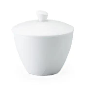 Narumi Esprit Collection White Sugar Bowl With Cover 270cc - Set of 12