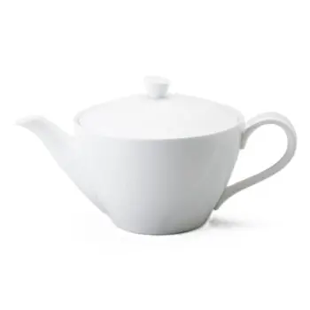 Narumi Esprit Collection White Tea/Coffee Pot With Cover 800cc - Set of 12