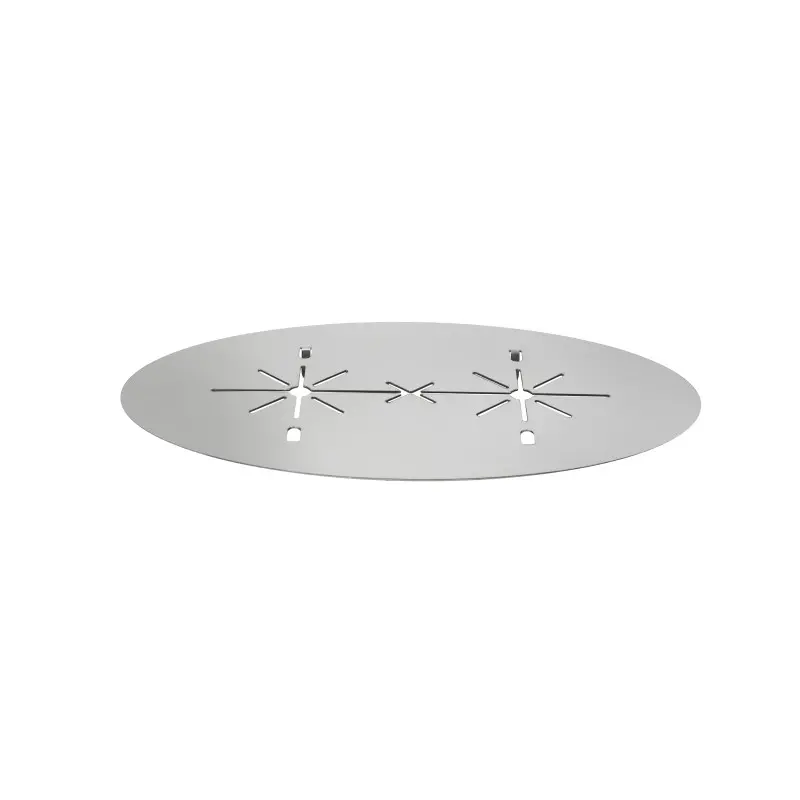 Broggi Essenza Collection Stainless Steel Rack For Seafood Stand Oval 24 x 42 cm