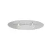 Broggi Essenza Collection Stainless Steel Rack For Seafood Stand Oval 24 x 42 cm