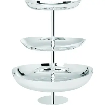 Broggi Essenza Collection Stainless Steel Essenza Fruit Stand 3-Tier