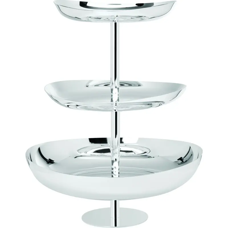 Broggi Essenza Collection Stainless Steel Essenza Fruit Stand 3-Tier