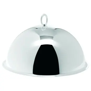 Broggi Essenza Collection Stainless Steel Essenza Dome Cover Inside Ø cm.18 Outside 20.5