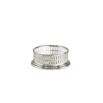 Broggi Gallery Collection Silver Plated Bottle Coaster Gallery Ø 10 cm H.4.5 cm