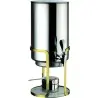Broggi Decò Collection Gilded Decò Coffee Urn 7Lt.. Gilded With Marble Stand