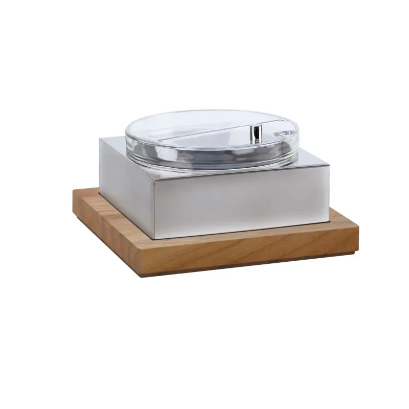 Broggi Collection Walnut Wood Thermal Fruit Salad Bowl. Walnut Wood 28 x 28 cm Broggi Collection Walnut Wood Thermal Fruit Salad Bowl. Walnut Wood 28 x 28 cm