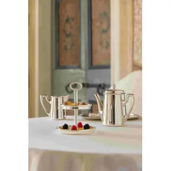 Broggi Rubans Collection Silver Plated Teapot Rubans 50 cl