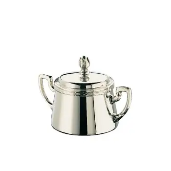 Broggi Rubans Collection Silver Plated Sugar Bowl Rubans 360 gr