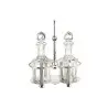 Broggi Collection Silver Plated Oil & Vinegar Cruet 2-Pc Ø 22 cm