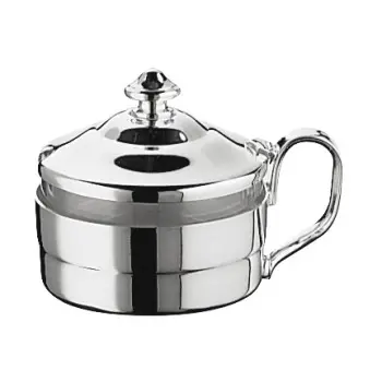 Broggi classica Collection Silver Plated grated-Cheese Bowl classica With Handle Ø 9 cm