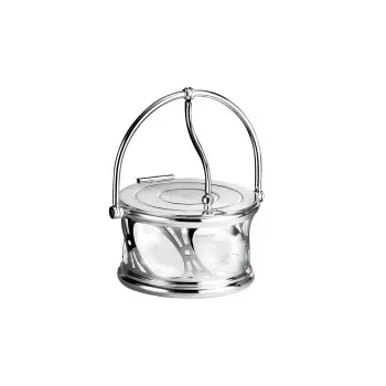 Broggi classica Collection Silver Plated grated-Cheese Bowl classica Basket-Shaped Ø 9 cm