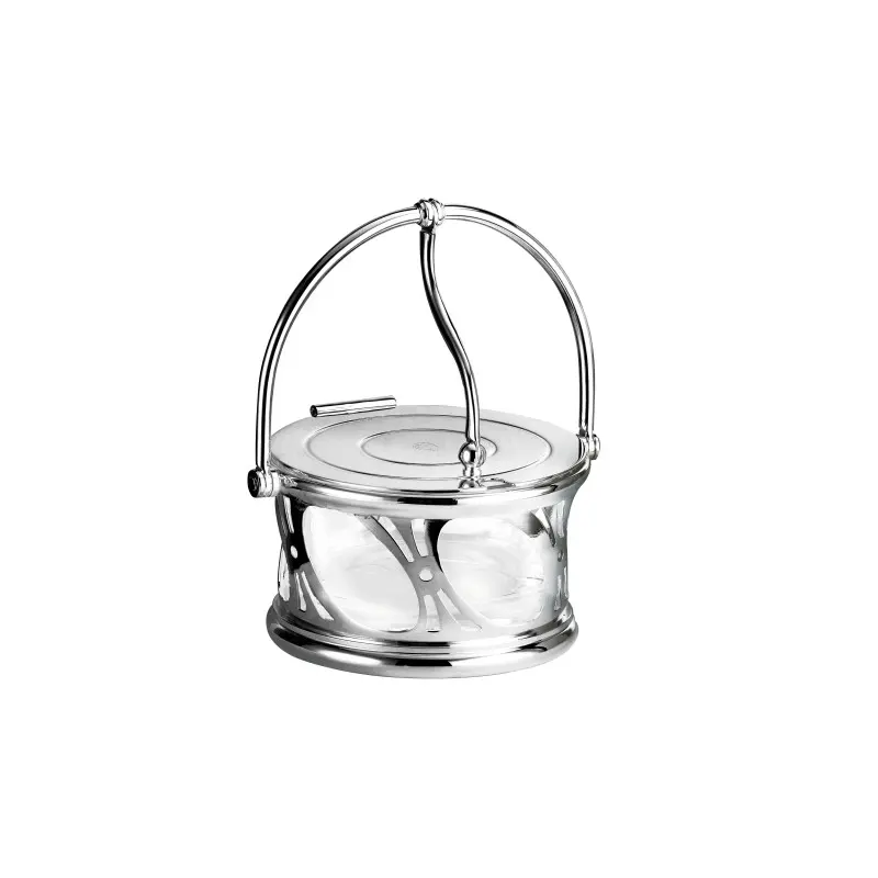 Broggi classica Collection Silver Plated grated-Cheese Bowl classica Basket-Shaped Ø 9 cm