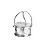 Broggi classica Collection Silver Plated grated-Cheese Bowl classica Basket-Shaped Ø 9 cm